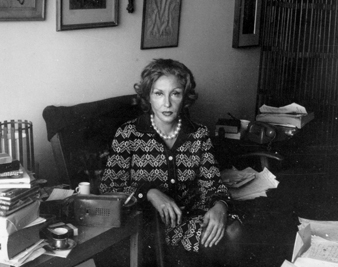 Clarice Lispector in the 1970s MUSEU-ARQUIVO DE LITERATURA BRASILEIRA/PAULO GURGEL VALENTE 