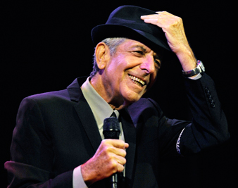Leonard Cohen at Coachella, April 17 CHRIS PIZZELLO/AP 
