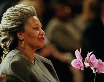 Toni Morrison at the Cathedral of St. John the Divine in New York, April 5, 1994. AP Images</br> 