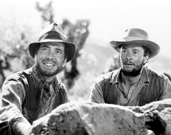Humphrey Bogart, Tim Holt in <i>The Treasure of the Sierra Madre</i>, 1948 Everett Collection 