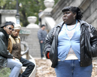 Gabourey Sidibe as Claireece "Precious" Jones in <i>Precious</i> ANNE MARIE FOX 