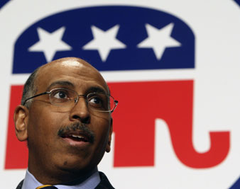 Michael Steele, shortly after being elected chairman of the RNC. AP Images</br> 