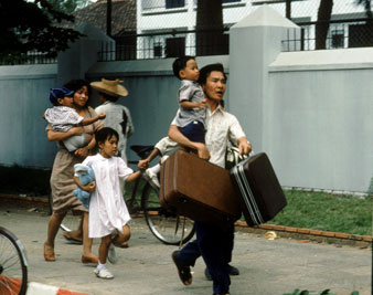 Katherine Krapum Chey, Dr. Haing S. Ngor in <i>The Killing Fields</i>, 1984. Everett Collection/Warner Bros. 