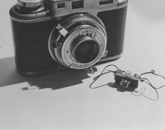 <i>Big Camera, Small Camera</i>, by Laurie Simmons, 1977 COLLECTION OF B.Z. AND MICHAEL SCHWARTZ 