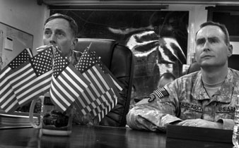 Gen. David Petraeus and Lieut. Col. Ralph Kauzlarich, 2007 DAVID FINKEL 