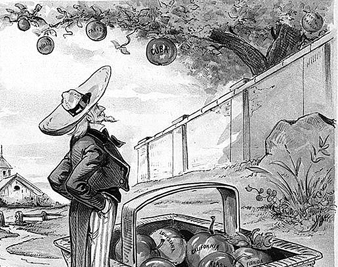 A cartoon from <i>Puck</i> magazine, 1897 UNC PRESS 