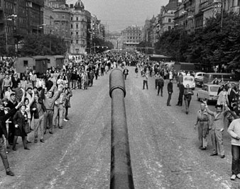 Wenceslas Square, Prague, 1968 Josef Koudelka/Magnum Photos 