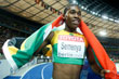 Caster Semenya of South Africa after winning the women's 800 meters final during the world athletics championships in Berlin