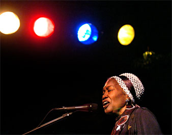 AP Images No folk-music purist, Odetta's genius was as an innovative song stylist. 