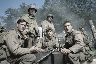 Edward Burns, Giovanni Ribisi, Tom Sizemore, Adam Goldberg, Barry Pepper, 1998 Everett Collection 